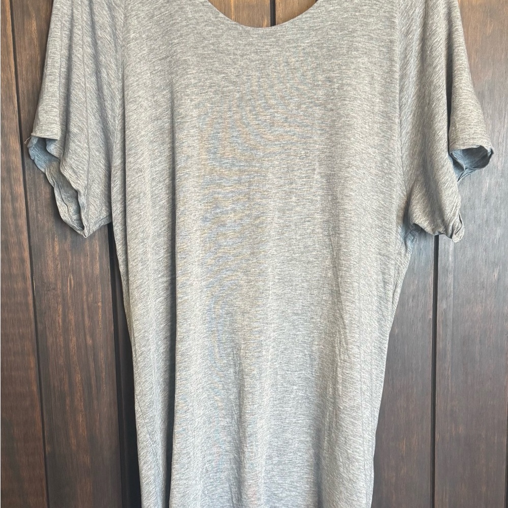 Wilfred Heather Gray Knit Top